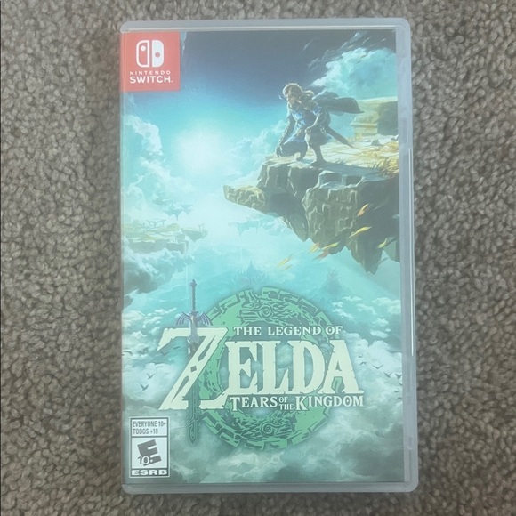 Nintendo Switch The Legend of Zelda: Tears of the Kingdom - Green and Blue Cover